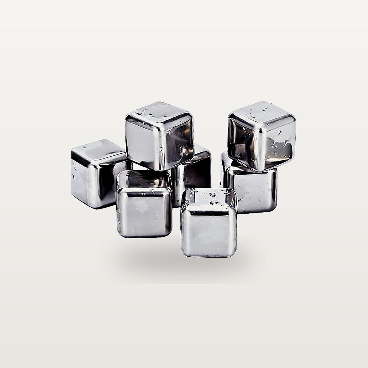 Stainless steel ice cubes