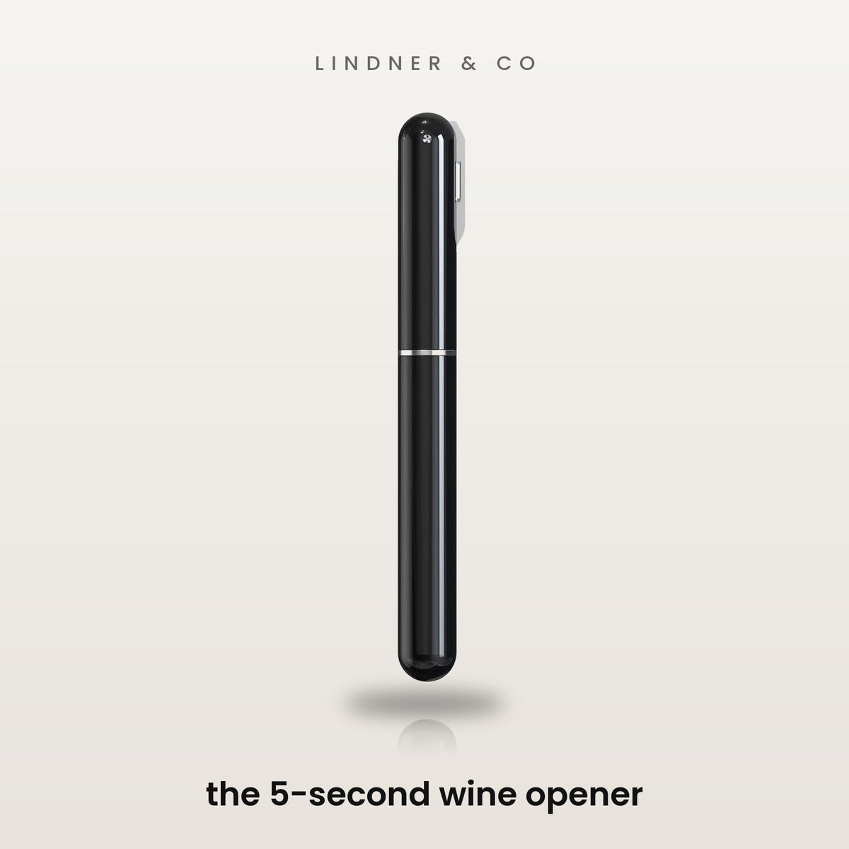 Air pressure wine opener